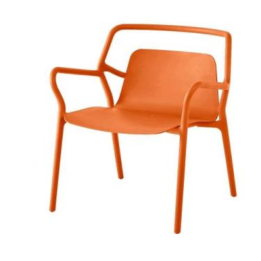 Imagem de Poltrona Enjoy Rivatti 53 cm (Largura) em Polipropileno (PP) Pêssego c