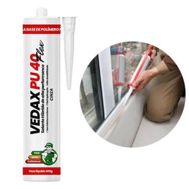 Imagem de Silicone Selante Cola Pu 40 Flex Cinza 400g Vedax