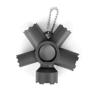 Imagem de Ferramenta de Remoção de Arejador Torneira 10 em 1, Chave Remoção Arejador Pia Plástico Cozinha Banheiro Torneiras Domésticas e Reparo Encanamento