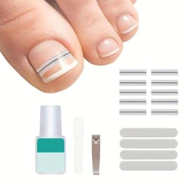 Imagem de Kit de Cuidado para Unhas Encravadas Ajustável com 23 Peças - Ferramenta Retificadora para Unhas Encravadas, Podologia Pedicure Desencravar Unhas