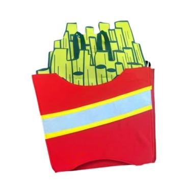 Imagem de IEUDNS Fantasia de batata frita, roupas de fast food, fantasia de batata frita de Halloween para festa temática, Adulto