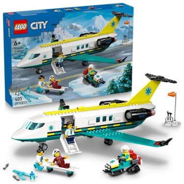 Imagem de LEGO City Big Vehicles Ambulância Aérea para Emergências 60465