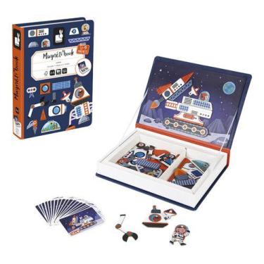 Imagem de Livro Magnético Montessori Viagem Ao Cosmo 70 Peças - Janod