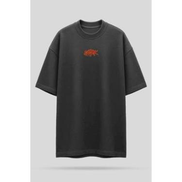 Imagem de Camiseta Oversized Shatark Pokémon - Chumbo-Masculino