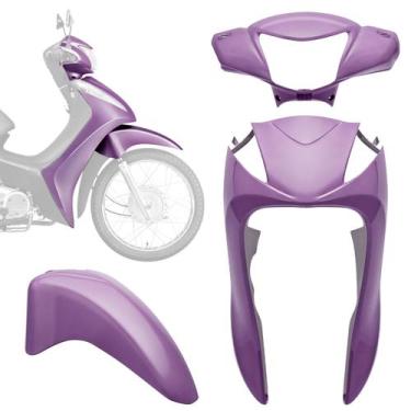 Imagem de Kit Carenagem 3 Peças Pro Tork Moto Honda Biz 125 2011 a 2013 Substitu