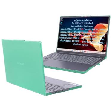 Imagem de mCover A capa é compatível apenas com computadores Windows Lenovo IdeaPad Slim 3 15AHP10 / 15ARP10 / 15IRH10 / 15IRH10 / 15IRU10 Series 2025-2026 (verde)