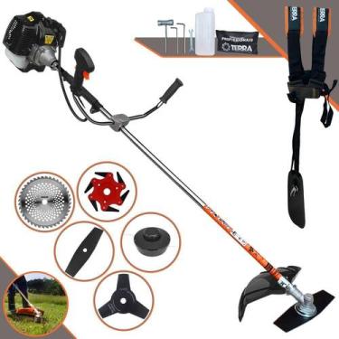 Imagem de Roçadeira Aparador de Grama Terra GRH520 À Gasolina 2 Tempos 52cc 2,5H