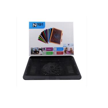 Imagem de Suporte de base de resfriamento para notebook de 17 polegadas com 1 ventilador preto