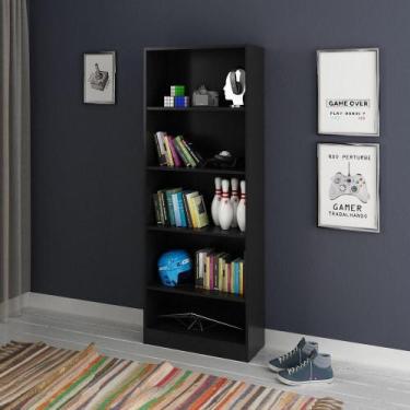 Imagem de Estante Gamer Multiuso 60 Cm Multimóveis Cr25039 Preta - MULTIMOVEIS