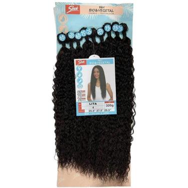 Imagem de Cabelo Cacheado Oganico De Bio Fibra Sleek - Lita 320g Cor:4