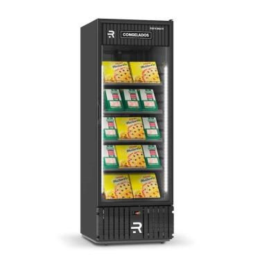 Imagem de Visa Cooler Congelados 570 Litros Porta De Vidro Com Aquecimento Preto Vcco570pv 220V Refrimate