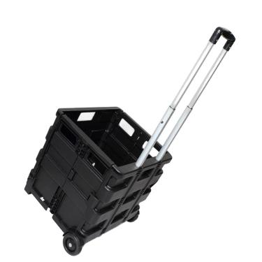 Imagem de Carrinho De Compras Dobrável 45kg – Compacto, Resistente E Ideal Para Transporte Multiuso