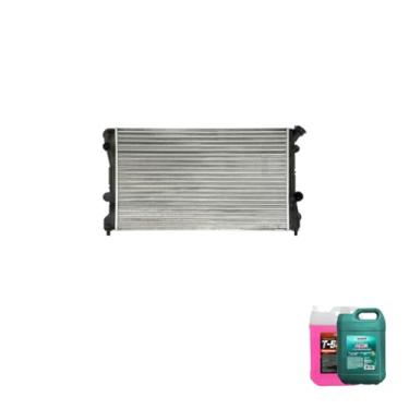 Imagem de Kit Radiador GM S10 2.2/2.4 95/12 C/Ar + Aditivo RadiadorNaq Rosa 5Litros + Água Desmineralizada 5Litros