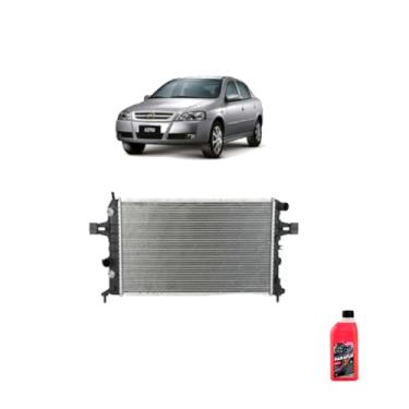 Imagem de Kit Radiador GM Vectra 2.0/2.4 06/16V Com Ar + Aditivo Paraflu Rosa 1L