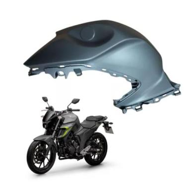 Imagem de Capa Tanque Esquerdo Cinza Fosco Fazer 250 Fz25 2024 - Yamaha