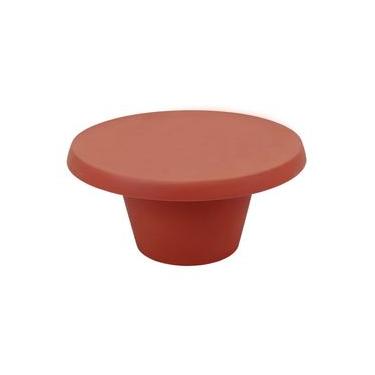 Imagem de Mesa de Centro Tramontina Cona em Polietileno Laranja Caqui