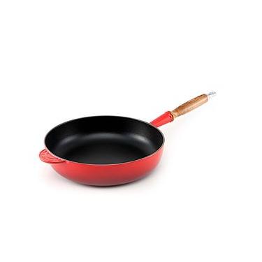 Imagem de Frigideira Sauté com Cabo de Madeira 28 cm Vermelho Le Creuset
