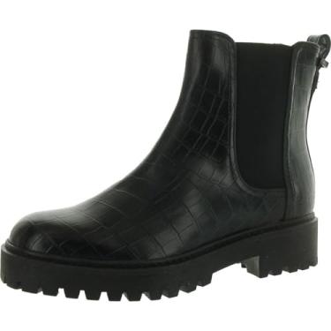 Imagem de Kenneth Cole REACTION Bota feminina Salt Lug Chelsea, Preto, 6
