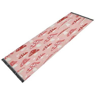 Imagem de JUZIHAI Tapete de corredor de 6 x 1,8 m, tapete antiderrapante lavável tipo linho, macio e longo para quarto, cozinha, entrada, lavanderia, decoração