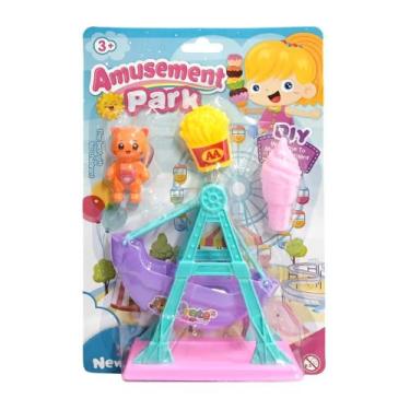 Imagem de Park de Brinquedo Amusement Gangorra Com 4 Peças Domni