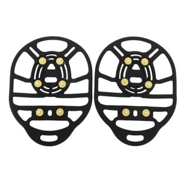 Imagem de CUOFYUNL 1 par de 6 pregos de chuteiras de tração para neve e gelo para caminhar na neve, chuteiras de gelo para sapatos e botas