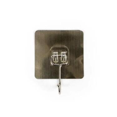 Imagem de Gancho adesivo giratório 360 inox super resistente multiuso para cozin