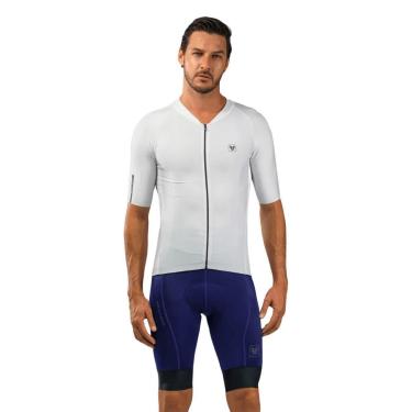 Imagem de Camisa ciclismo masculina Free Force Training White slim fit-Masculino