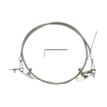 Imagem de Acouto Kit de Cabo Kickdown de Transmissão Trançado de Aço Inoxidável Com Downshift Preciso e de Alta Resistência para Substituição C6