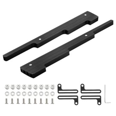 Imagem de LLPTA Suportes de teares de fio de vela de ignição - Compatível com motores Ford 289 302 351W 390 429 460 e Chevy SBC BBC 302 350 454 V8 - Separadores de fio preto de alumínio tarugo