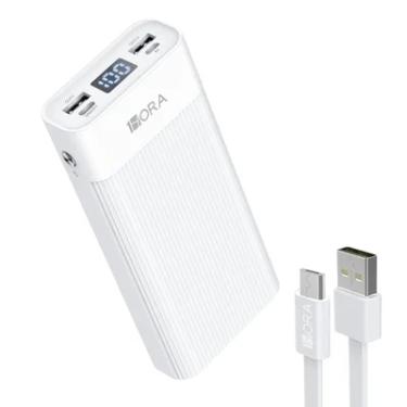 Imagem de Power Bank 20000mah 1hora Bateria Portátil Gar117b Branco
