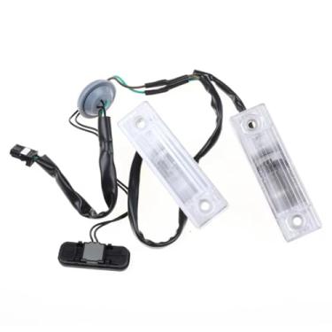 Imagem de Trava de trava traseira para Chevrolet para Cruze para Orlando Luz de placa de carro com interruptor de liberação do porta-malas Botão tampa da porta traseira 95961097