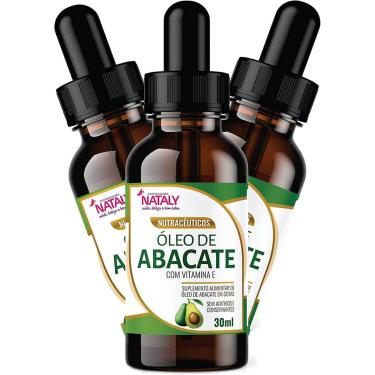 Imagem de Kit Com 3 - Óleo de Abacate em Gotas 30ml Nataly-Unissex