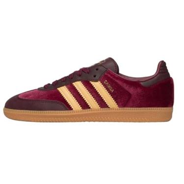 Imagem de adidas Tênis feminino multiesportivo para uso ao ar livre, Veludo vermelho escuro, 6.5