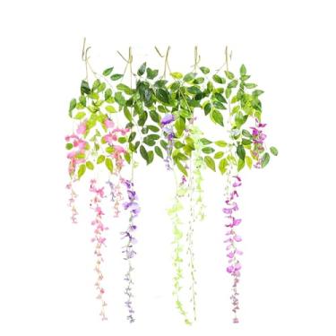 Imagem de Novos Vários Estilos 8 Unidades 32 Flores Margaridas Artificiais Falsas para Decoração de Casa Arranjos Florais(RZF025-5 Unidades)