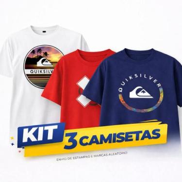 Imagem de Kit Camiseta Camisa Blusa Masculina Surf Skate Praia Verao Academia 10