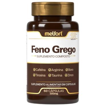 Imagem de FENO GREGO + GUARANA 60 CAPS 500 MG MELFORT
