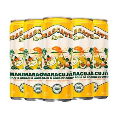 Imagem de Kit 8 Drink Mascate Maracujá, Caju E Água De Coco Lata 362ml