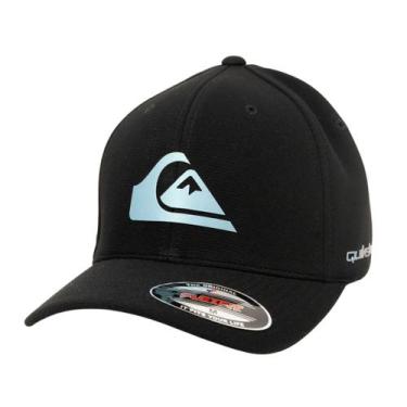 Imagem de Boné Quiksilver Gradient Logo WordBlock Preto, P, Black