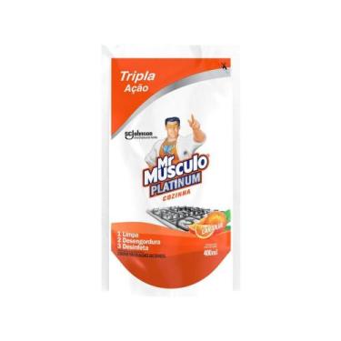 Imagem de Desinfetante Multiuso Mr Músculo Platinum Cozinha 400ml - Mr. Músculo,