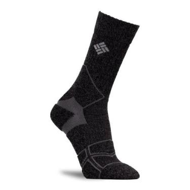 Imagem de Meia Columbia Masculina Hike Crew Medium Weight Cinza, Cinza, M