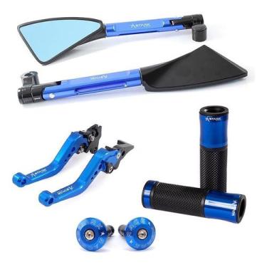 Imagem de Manete Peso Retrovisor Manopla Ninja 250 300 400 Versys300 - Stark Rac