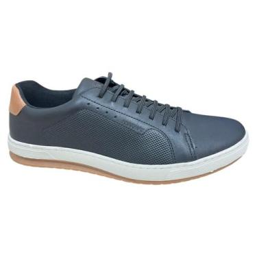 Imagem de Sapatênis Masculino Freeway Link01 3981 Couro Preto, Preto, 40