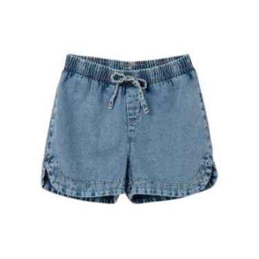 Imagem de Shorts Jeans Hering Infantil Menina Azul-Feminino