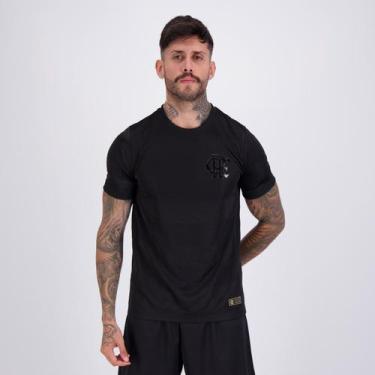 Imagem de Camisa Flamengo Dry Jacquard All Black - Coimbra, GG