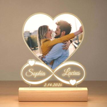 Imagem de Porta-Retrato de Acrílico Personalizado KoxSmar - Presente Personaliza