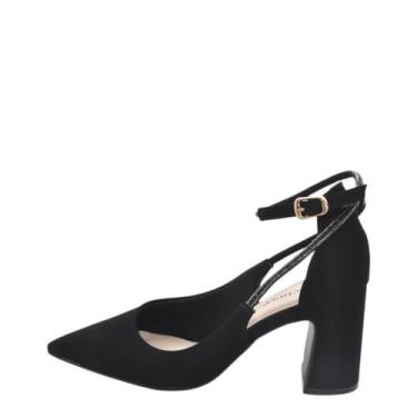 Imagem de Sapato Feminino Bebece Salto Medio REF: T7021-246 NOBUCK, Preto, 38