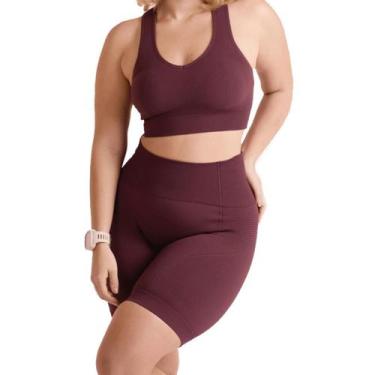 Imagem de Top Lupo Seamless Basic Com Bojo Feminino - Roxo, M