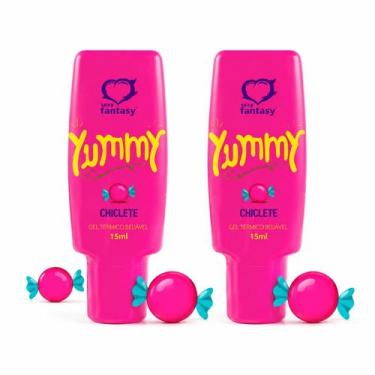 Imagem de Kit 2 Und Yummy Gel Térmico Beijável 15ml - Sexy Fantasy, Chiclete