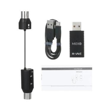 Imagem de Conversor MIDI Sem Fio Recarregável M-VAVE MS1 Para Performance Em Pal