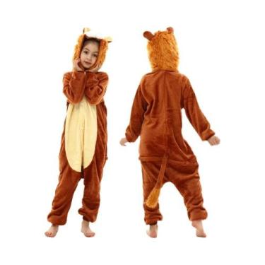 Imagem de Pijamas Kigurumi De Dinossauro, Unicórnio, Panda E Stitch Para Criança